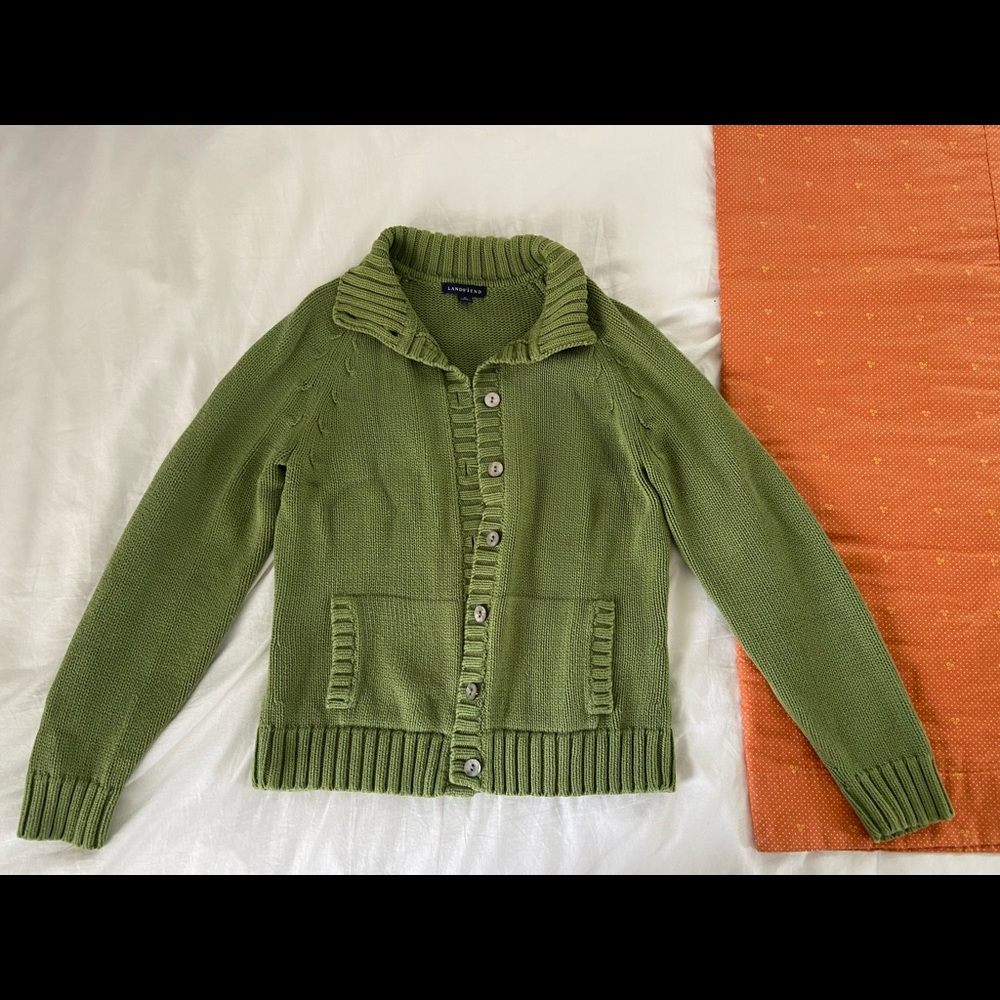 Land’s End Button Up Sweater
